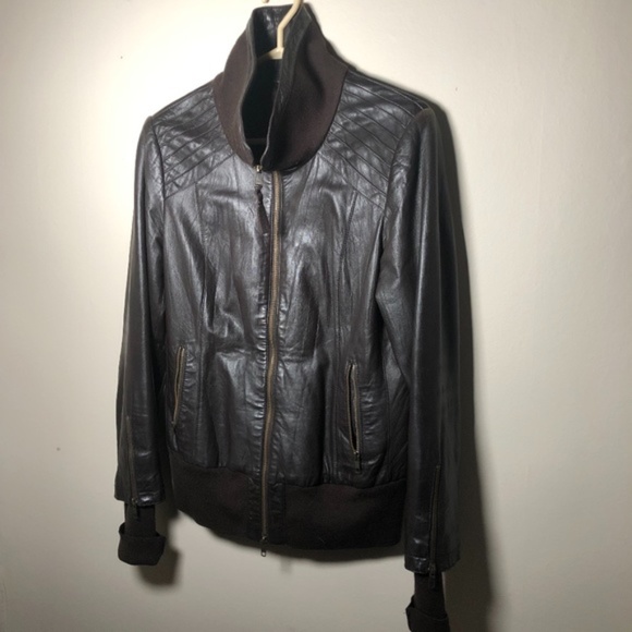 Mackage for Aritzia leather jacket — Brown — Large - Picture 2 of 8